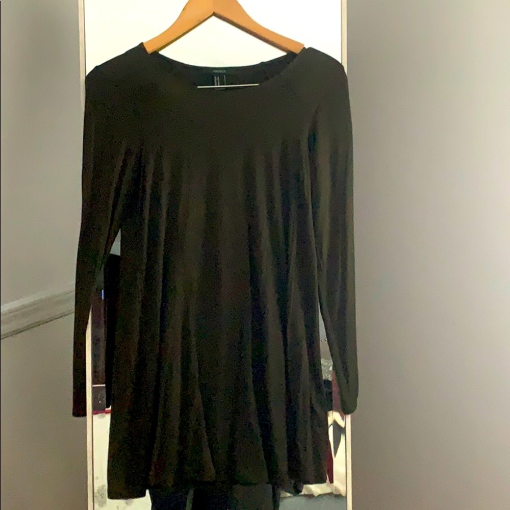 Olive green T-shirt dress